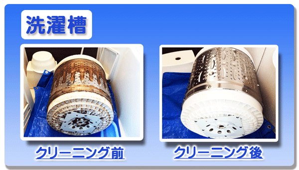 洗濯機クリーニング　神奈川県　横浜市　川崎市　大和市　海老名市　藤沢市　洗濯槽クリーニング